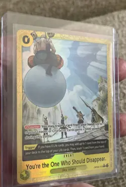 One Piece PRB02 You're the One Who Should Disappear Alt Art OP06-115 English - Image 1