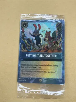 Disney Lorcana Putting It All Together 27/P3 Zootopia 2 Movie Promo Sealed - Image 1