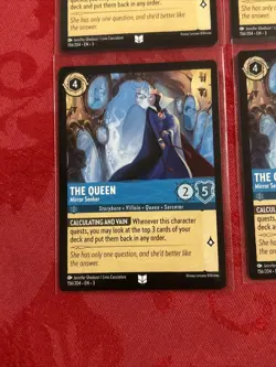 4x Disney Lorcana Inklands - The Queen - Mirror Seeker - 156/204 x4 - Image 4
