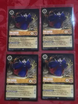 4x Disney Lorcana Floodborn -The Queen - Commanding Presence - x4 - Image 1