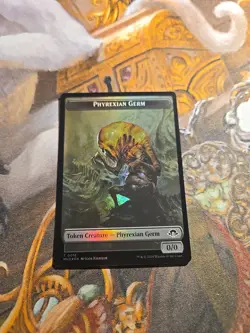 Phyrexian Germ / Zombie Token Foil MTG MH3 - Pack Fresh - - Image 1
