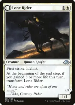 Lone Rider | #33 | EMN | MTG | Regula· | LP - Image 1
