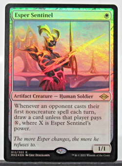MTG Esper Sentinel Foil Modern Horizons 2 NM Magic The Gathering - Image 1