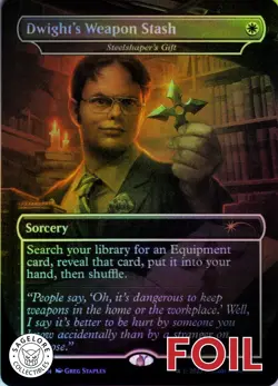 Dwight's Weapon Stash - Secret Lair The Office - 2166 - NM Foil - Image 1