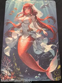 Matchmaker Spicy Waifu NSFW A5 Sizes Card Board Nilou Genshin Impact Mermaid - Image 1
