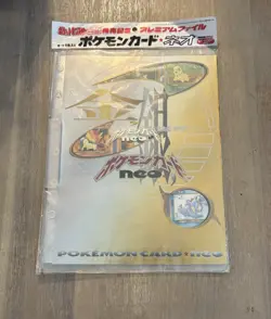 New Pokemon Card NEO Premium File Sealed GENESIS FOLDER BINDER Japanese - Image 1