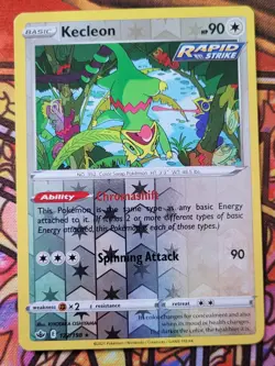 Kecleon 122/198 Reverse Holo Rare Chilling Reign Pokemon Card Mint - Image 1
