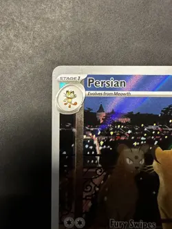 Persian 078/064 Illustration Rare Shrouded Fable Pokemon NM - Image 2