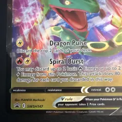 Rayquaza V SWSH147 Black Star Promo Ultra Rare Pokemon TCG NM/MINT - Image 5