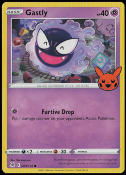 Pokemon - Trick or Trade - Gastly - 064/196 - NM/M - Image 1