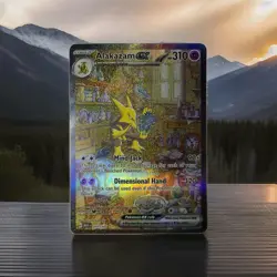 Pokemon Alakazam EX TCG Card 201/165 SV Scarlet & Violet 151 NM Condition - Image 1