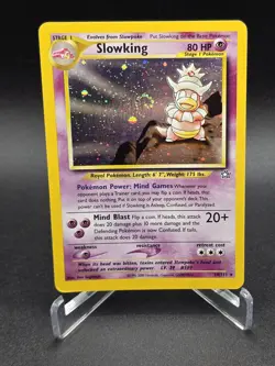 Pokemon Slowking 14/111 Neo Genesis Holo NM SWIRL - Image 1