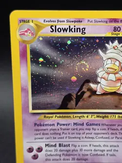 Pokemon Slowking 14/111 Neo Genesis Holo NM SWIRL - Image 2