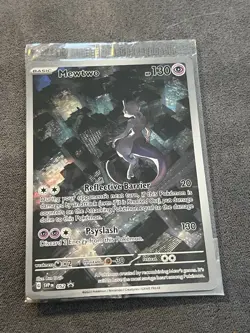 Pokemon Mewtwo 052 Sv: Scarlet & Violet Promo Holo 130 HP Reflective Barrier - Image 1