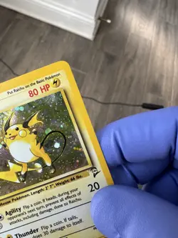 Raichu 16/130 Pokemon Base Set 2 Holo Rare Card - LP - Image 5