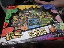 Pokemon TCG: Mega Evolution Ascended Heroes Deluxe Pin Collection 5-packs. - Image 1