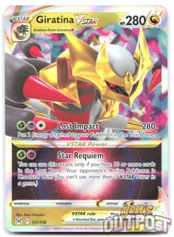 Giratina VSTAR 131/196 Holo VSTAR Rare Lost Origin Pokemon NM - Image 1