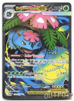 Mega Venusaur ex 155/132 Ultra Rare Mega Evolution Pokemon NM - Image 1
