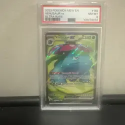 2023 Pokemon Mew En Venusaur Ex Ultra Rare #182 PSA 8 - Image 1