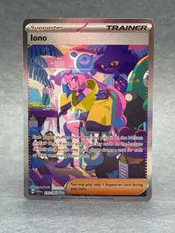 Pokemon - 237/091 Iono SV Paldean Fates Special Illustration Rare Full Art NM - Image 1