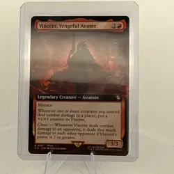 MTG Borderless Commander: Final Fantasy FIC Vincent, Vengeful Atoner MINT - Image 1