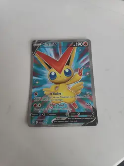 Pokemon TCG Victini V Full Art Battle Styles Ultra Rare Card 144/163 - Image 1