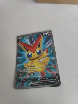 Pokemon TCG Victini V Full Art Battle Styles Ultra Rare Card 144/163 - Image 3