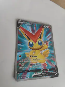 Pokemon TCG Victini V Full Art Battle Styles Ultra Rare Card 144/163 - Image 4