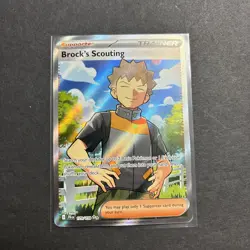 Brock's Scouting 179/159 Ultra Rare Journey Together Pokemon TCG NM - Image 1