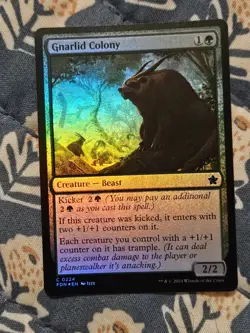Gnarlid Colony FOIL FDN Foundations MTG 224 MTG Magic - Image 2