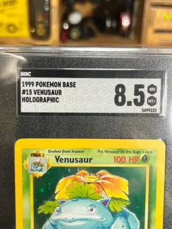 Pokemon 1999 Venusaur and Blastoise SGC graded 8.5 & 8 - Image 2