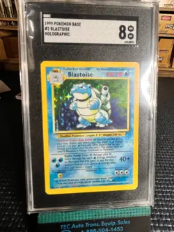 Pokemon 1999 Venusaur and Blastoise SGC graded 8.5 & 8 - Image 4