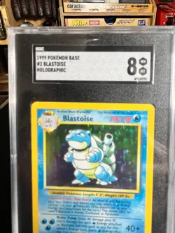 Pokemon 1999 Venusaur and Blastoise SGC graded 8.5 & 8 - Image 5