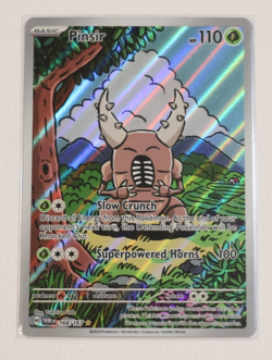 Pokemon TCG Twilight Masquerade Pinsir 168/167 Illustration Rare Holo - Image 1