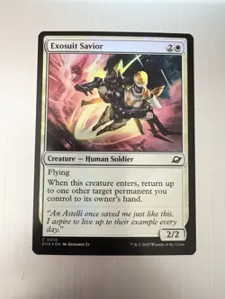 Exosuit Savior - 16 - MTG: Edge of Eternities - Common - FOIL - Image 1
