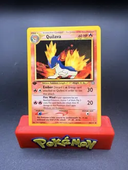 Vintage Pokemon Quilava Neo Genesis 46/111 1st Edition Fire Uncommon NM - Image 1