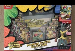 Pokemon TCG Mega Lucario Premium Poster Collection Ascended Heroes IN HAND MINT - Image 1