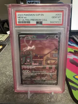 2023 Pokemon Mew ex 151 Ultra-Premium Collection Promo PSA 10 - Image 1