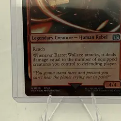Barrett Wallace Foil MAGIC MTG NM Final Fantasy - Image 2