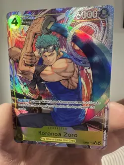 One Piece CCG Roronoa Zoro OP15-113 SR Alt Art Adventure on KAMI's Island ENG NM - Image 3