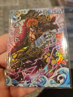 One Piece Trading Card Eustass "Captain" Kid Collector Thick Card Stock Holo SSR - Image 3