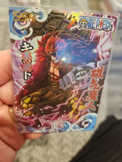 One Piece Trading Card Eustass "Captain" Kid Collector Thick Card Stock Holo SSR - Image 5