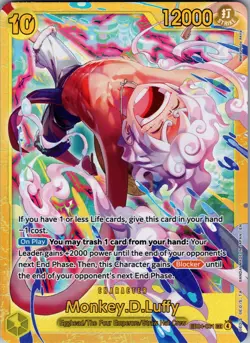 One Piece Monkey.D.Luffy EB04-061 SEC Adventure on Kami's Island English NM - Image 1