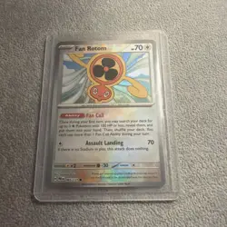 Pokemon TCG Fan Rotom 085/131 Masterball Prismatic Evolutions Reverse Holo Card - Image 1