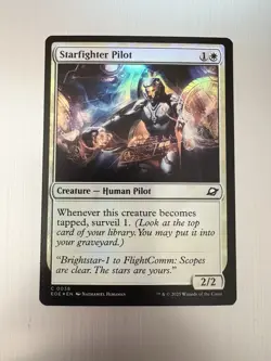 Starfighter Pilot - 38 - MTG: Edge of Eternities - Common - FOIL - Image 1
