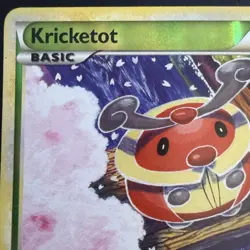 REVERSE HOLO Kricketot 65/102 LP - Triumphant Pokemon Card - Tomokazu Komiya - Image 4