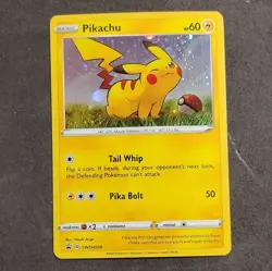 Pokemon Pikachu SWSH039 Promo Holo Sword & Shield Pokemon TCG Card 2020 - Image 1