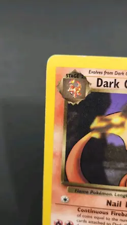Pokemon TCG Dark Charizard Team Rocket 21/82 Non-Holo Card Slight Crease See Pic - Image 5