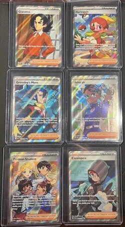 Pokemon Full Art Trainer Lot (6) Cards - Image 1