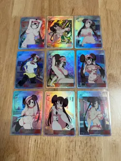 Sexy Rosa Trainer Card Anime Waifu Goddess Story Doujin 9 Pcs/Set - Image 1